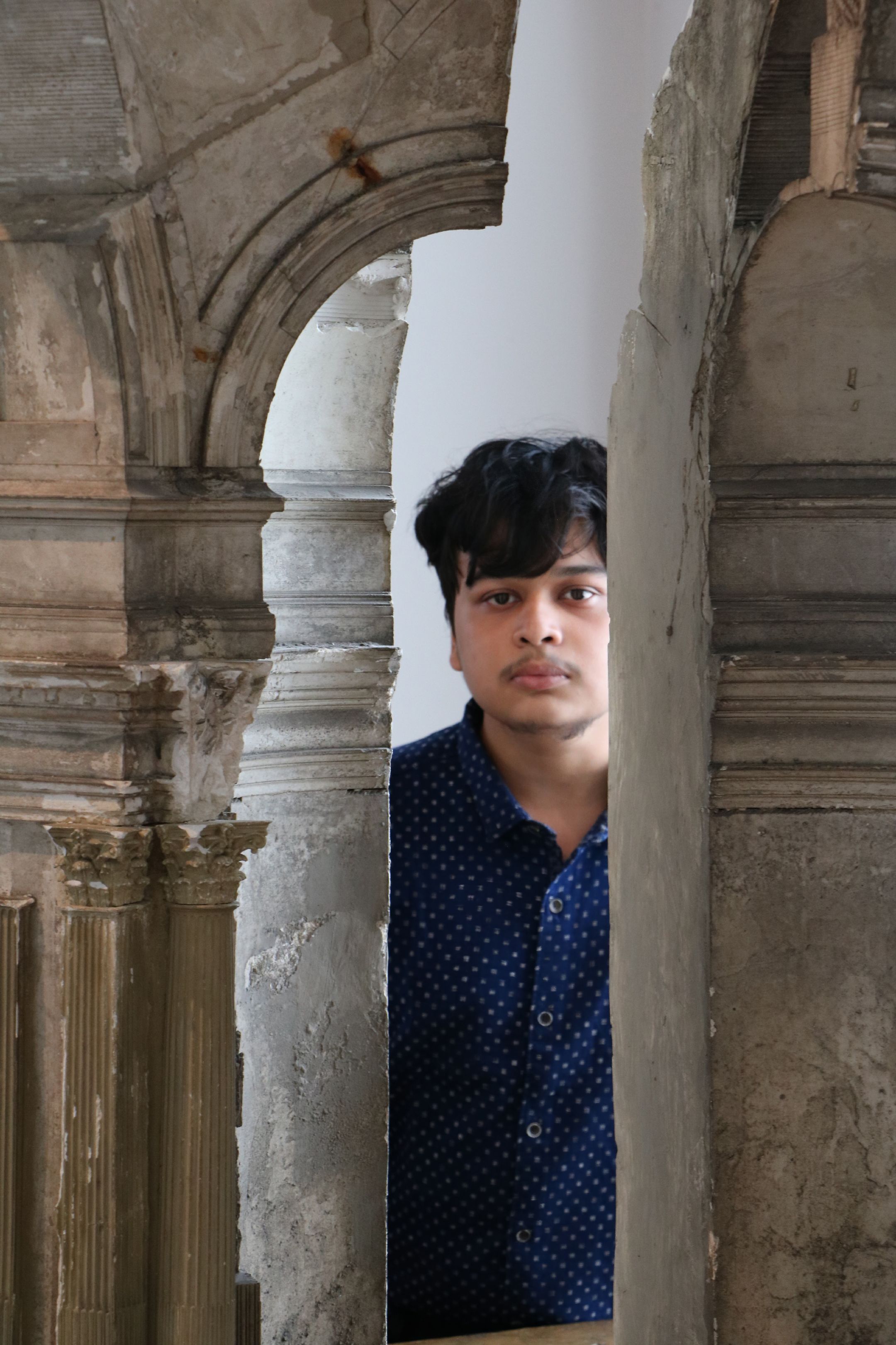 Abhigyan Guha in Neues Museum at Berlin, Germany.